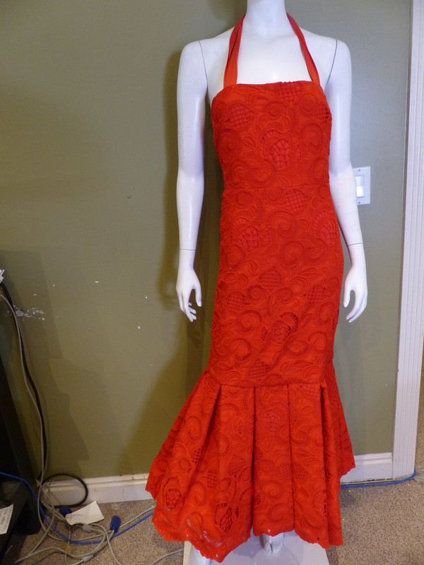 ALEXIS WOMENS MAIYA DRESS SIZE SMALL POPPY A2210429-7319