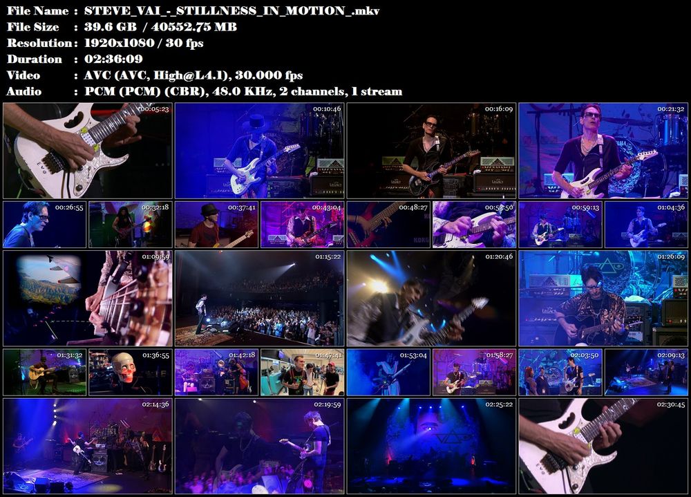 Re: Steve Vai - Stillness in Motion: Live in L.A (2019) Blu-