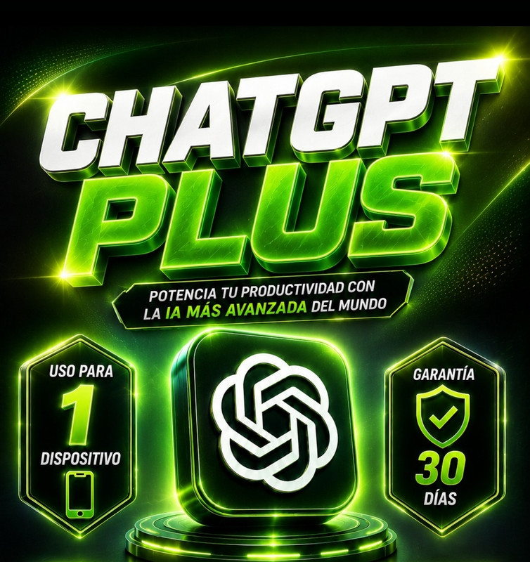 Chat GPT PLUS ( 1 Dispositivo)