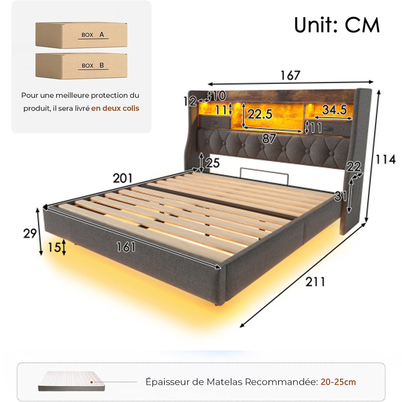 Spécifications détaillées