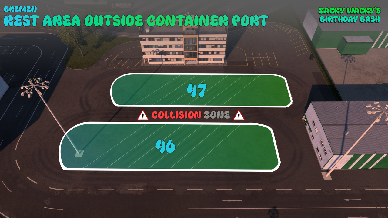 Bremen - Parking Area Outside C-Port