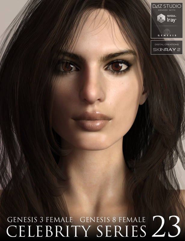 Celebrity Series 23 for Genesis 3 and Genesis 8 Female