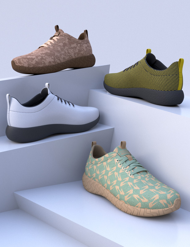 HL Comfort Sneakers for Genesis 8 and 8.1 Females HL Comfort Sneakers for Genesis 8 and 8.1 Females