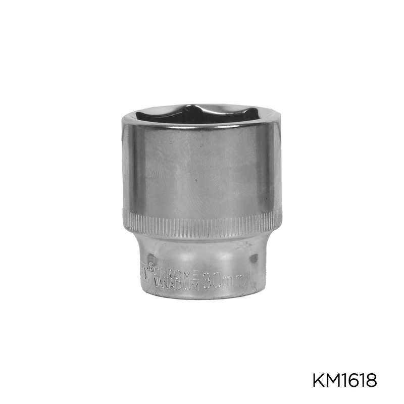DADO CROMADO 1/2" 30MM CRV KAMASA
