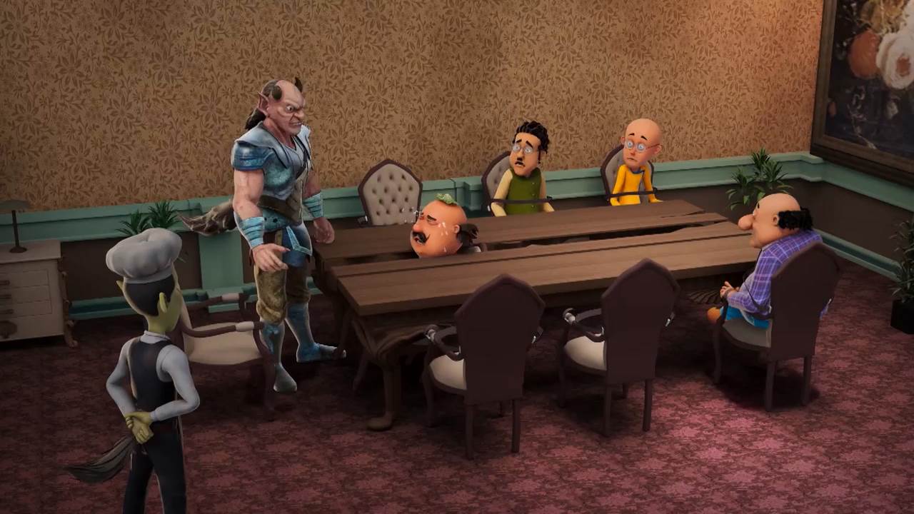 Motu Patlu & The Rise of Zombies 2024 WebRip [Hindi + Tamil + Telugu + Malayalam + Kannada] 480p, 720p Screenshot
