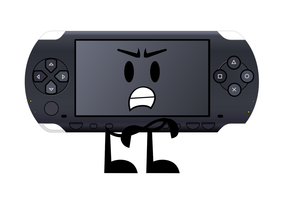 PlayStation Portable (Full Body BFDI Style) - Angry 5