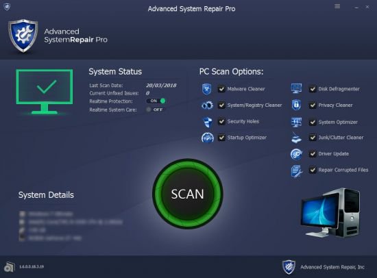 Advanced System Repeir Pro 1.8.0.5 Advanced System Repeir Pro 1.8.0.5
