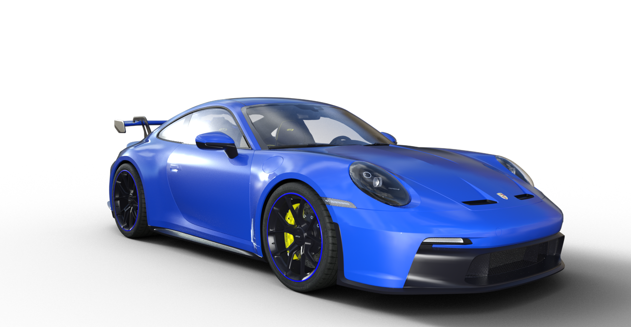 Porsche 992 GT3 for Daz3D