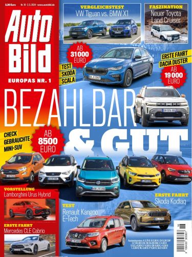 Cover: Auto Bild Magazin No 18 vom 02  Mai 2024