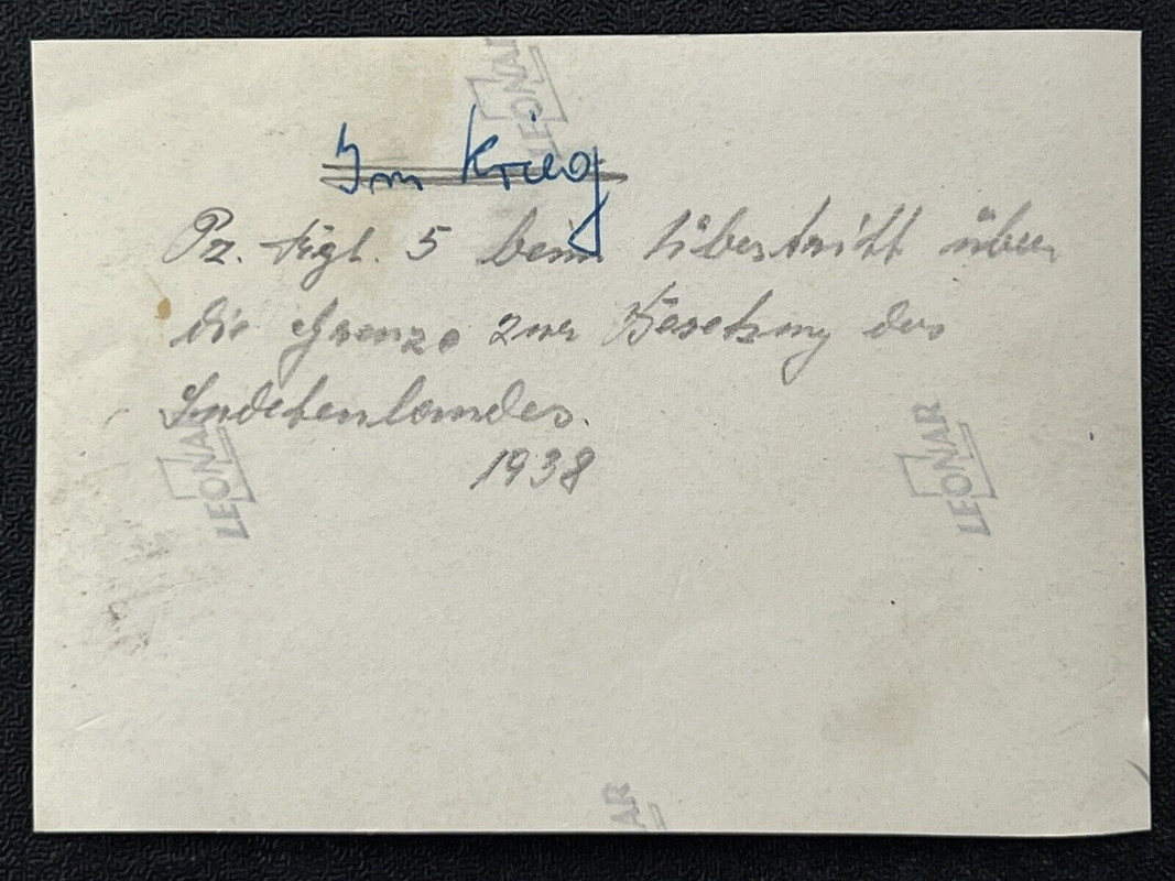 Grenze Foto Panzer Regiments5 Tschechoslowakei Böhmen Fotoalbum Czech1