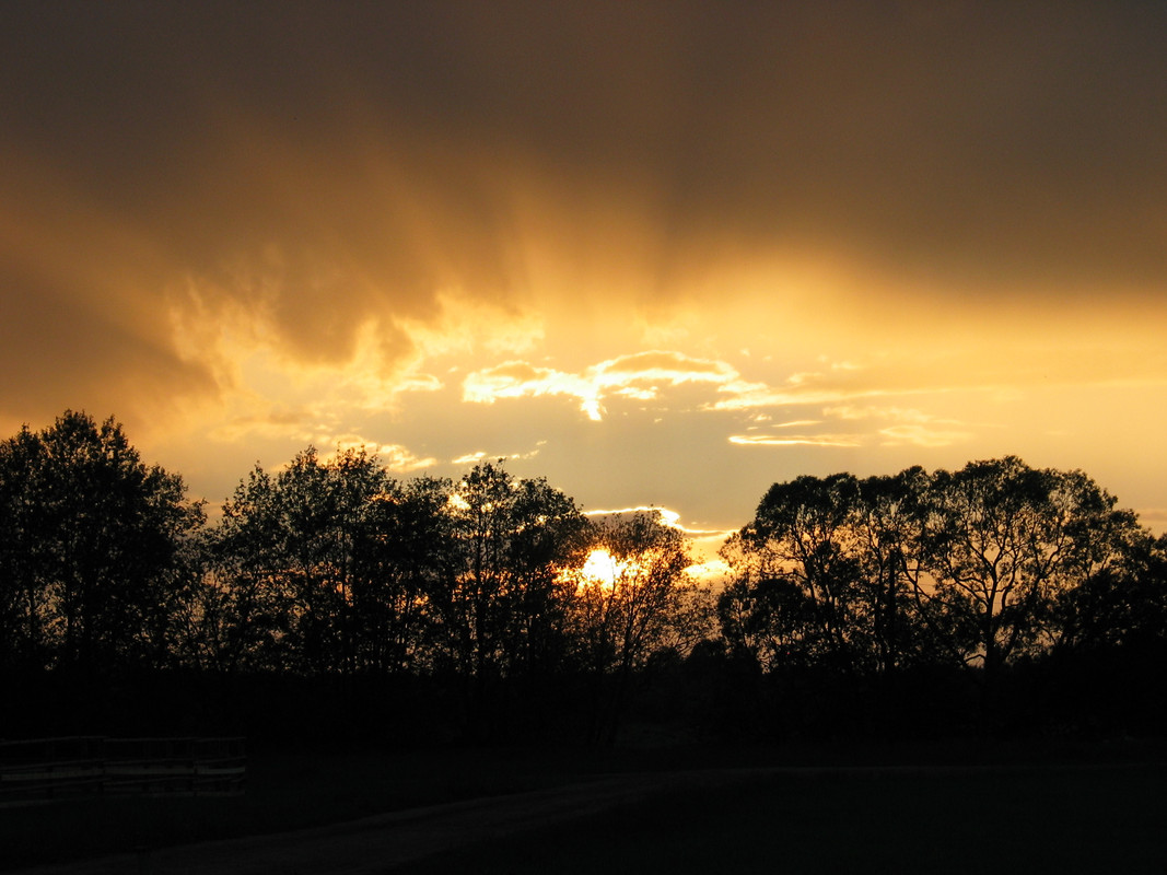Закат в Колунково, Тверская область