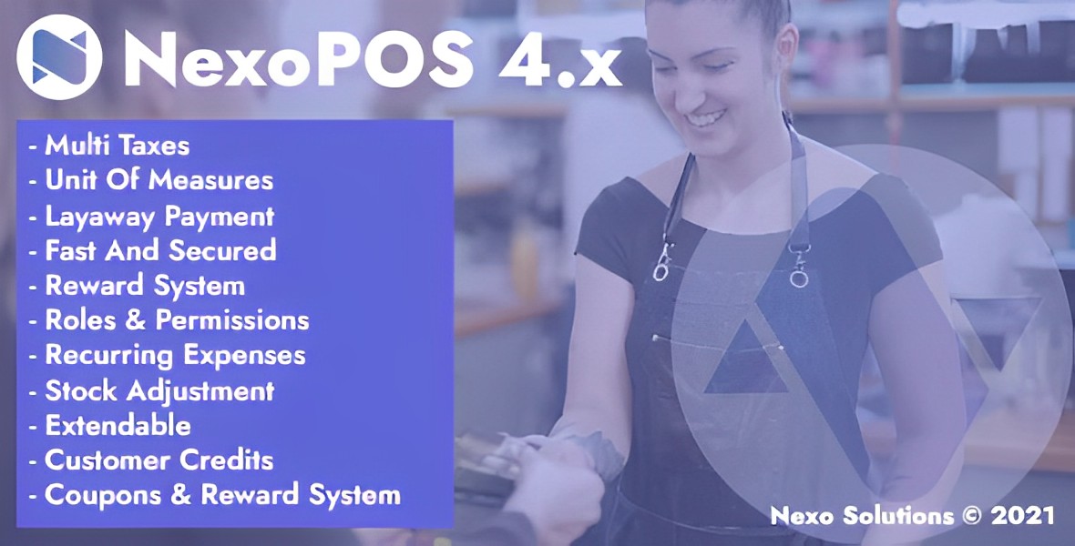 NexoPOS – POS, CRM & Inventory Manager PHP