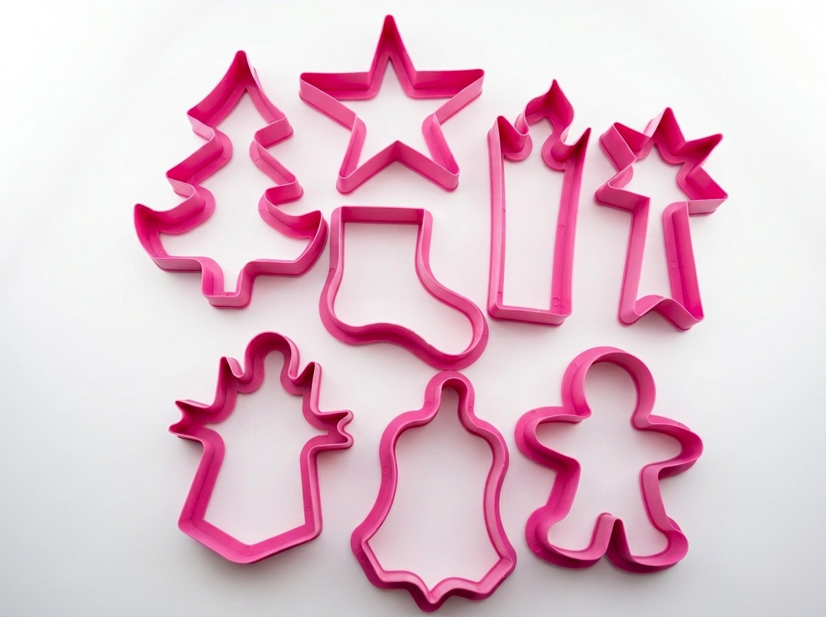 Molde cortador para galletas de navidad y pasta fria goma o  fondant