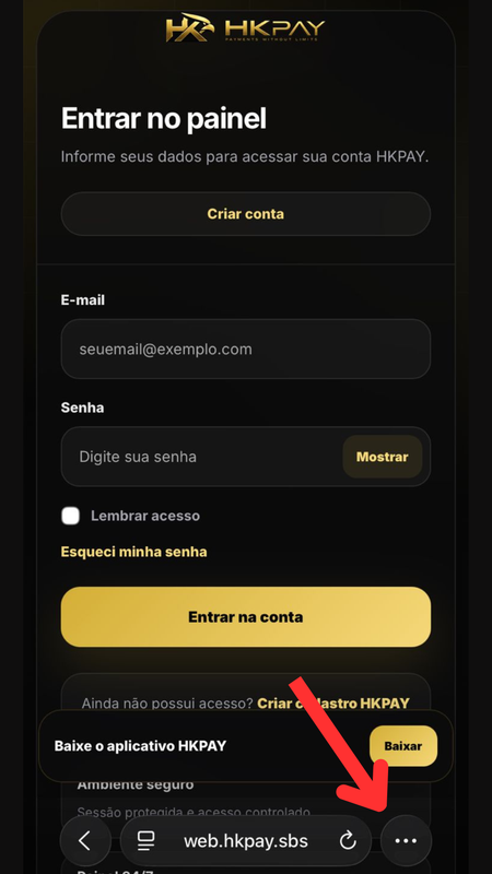 Aplicativo HKPAY 1
