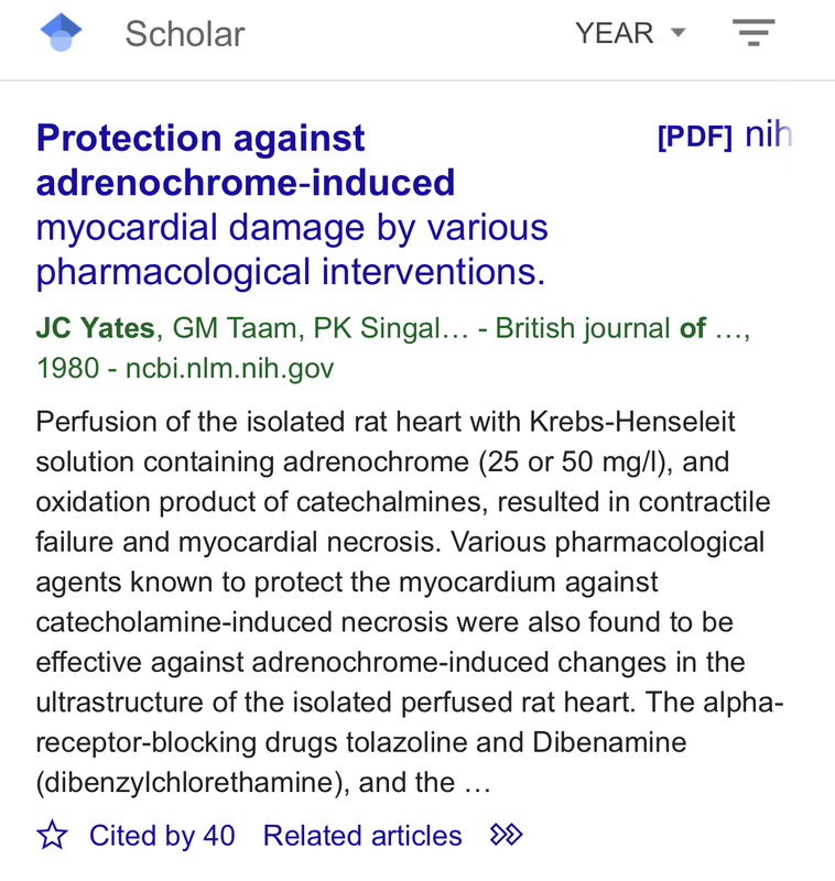 protection against adrenochrome induced Jc Yates author - Google Scholar