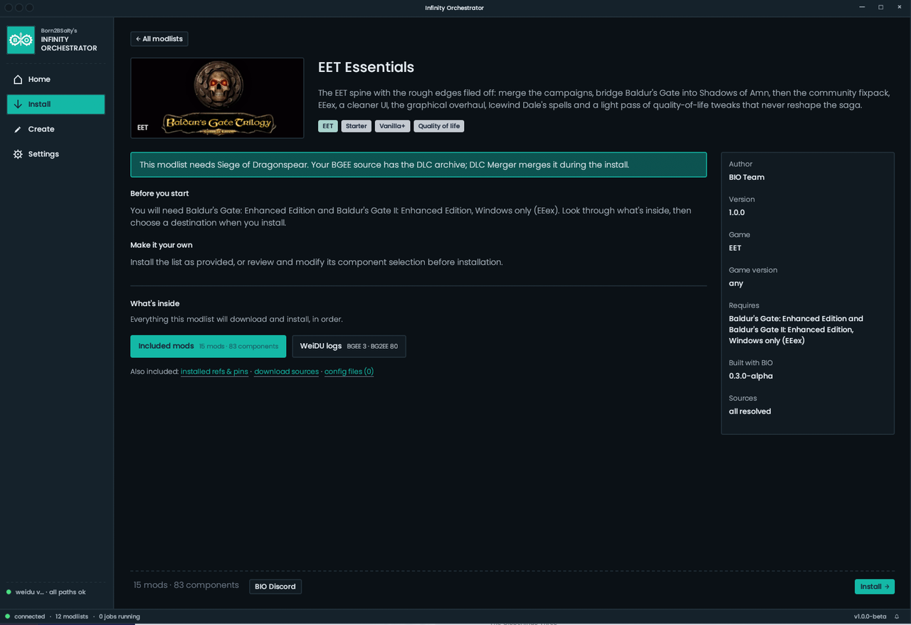 Modlist Details