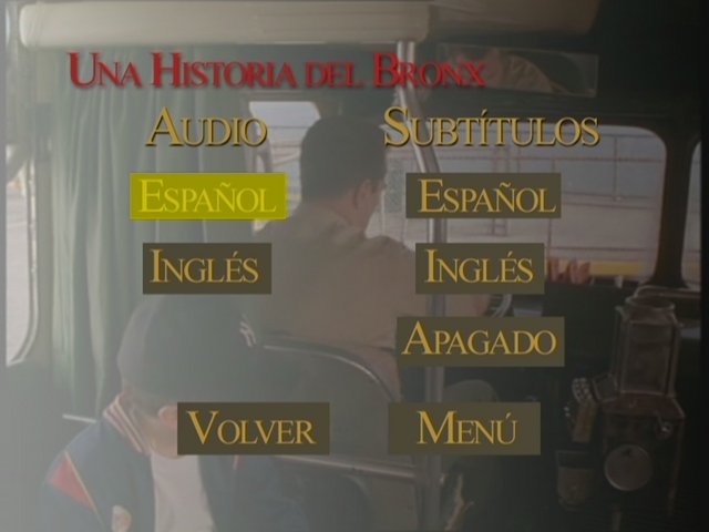 2 - Una Historia del Bronx [DVD5Full] [PAL] [Cast/Ing] [Sub:Varios] [1993] [Drama]