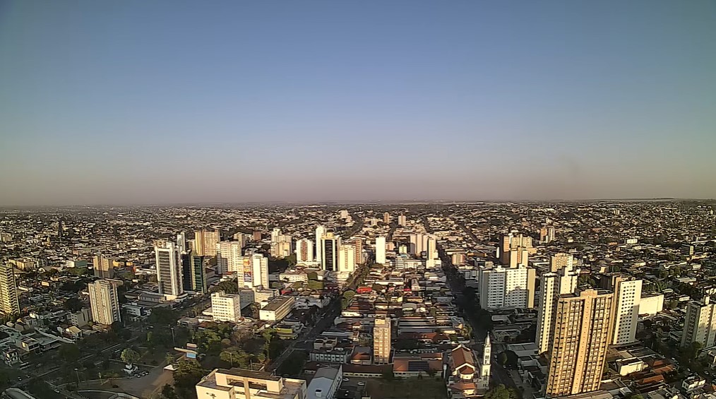 Campo Grande nesta manhã de terça-feira