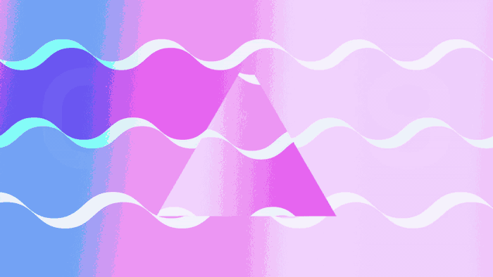 Countdown – Dreamwave Lines – Pastel Triangle