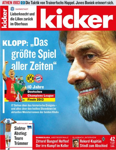 Kicker Sportmagazin No 42 vom 22  Mai 2023