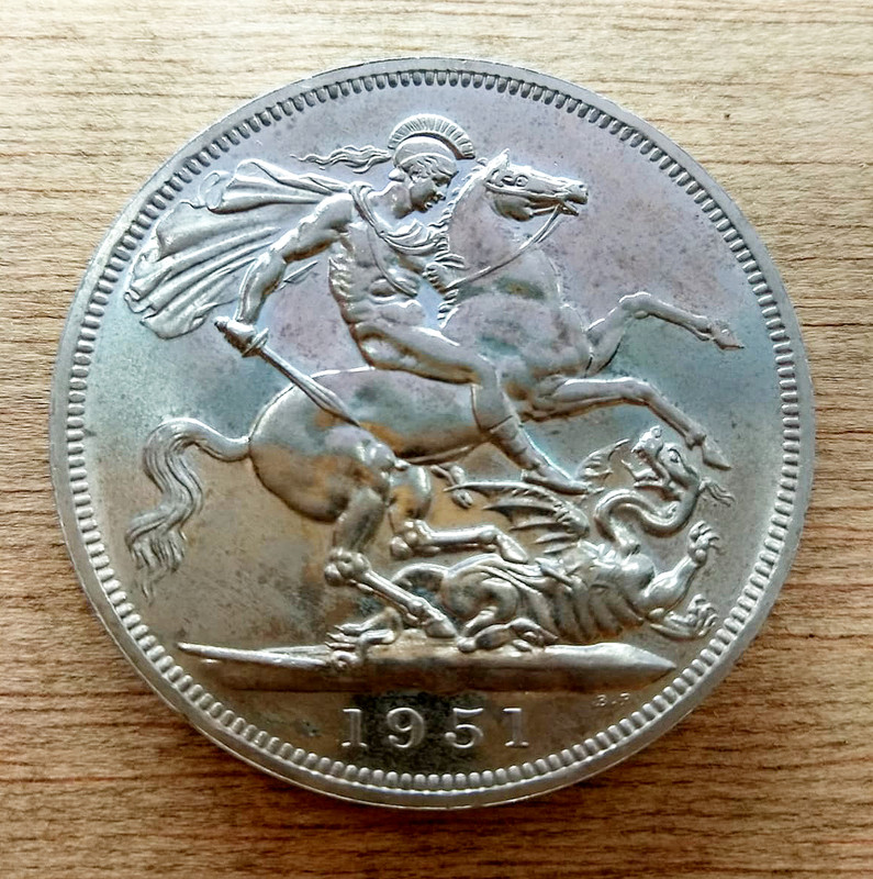 Five Shillings 1951 Gran Bretaña Polish-20200422-191521151