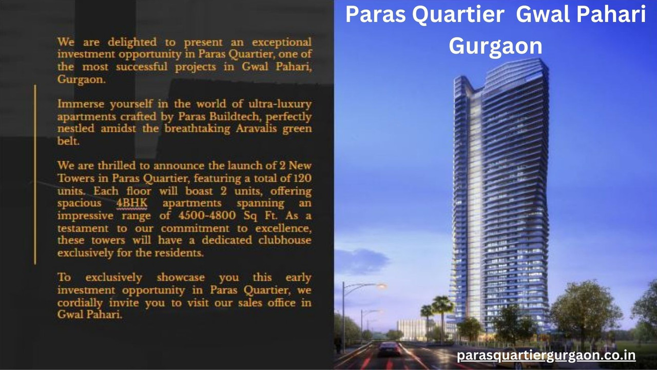 Paras Quartier Gurgaon