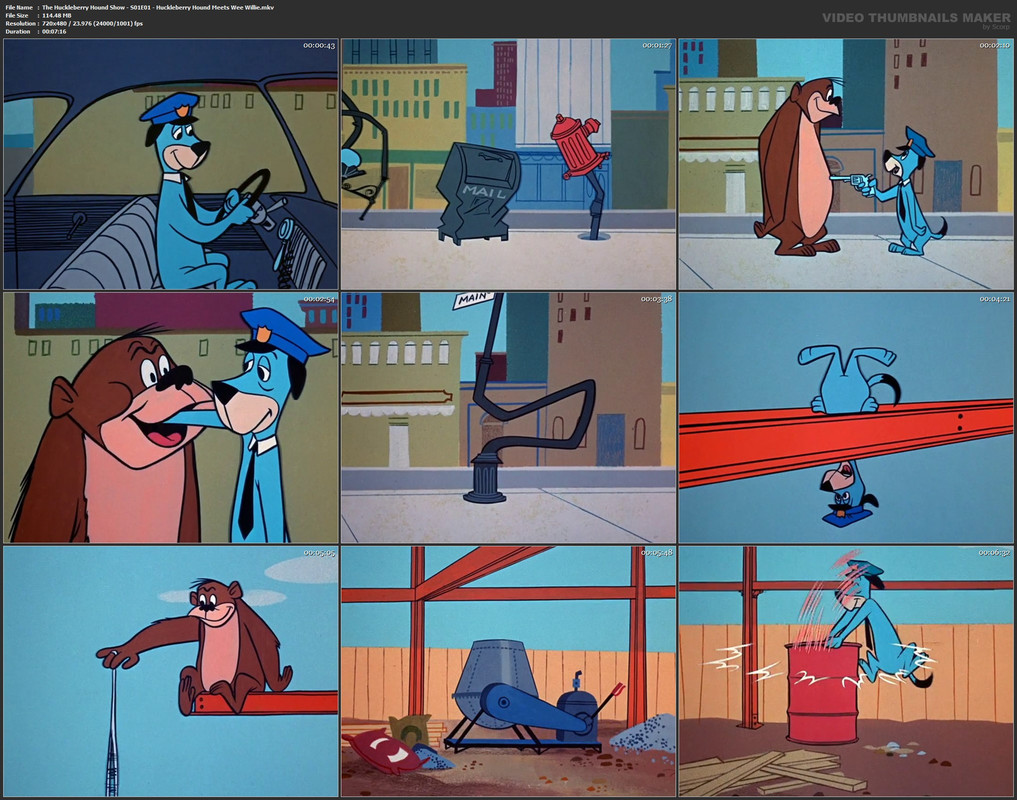 The Huckleberry Hound Show - S01E01 - Huckleberry Hound Meets Wee Willie.mkv