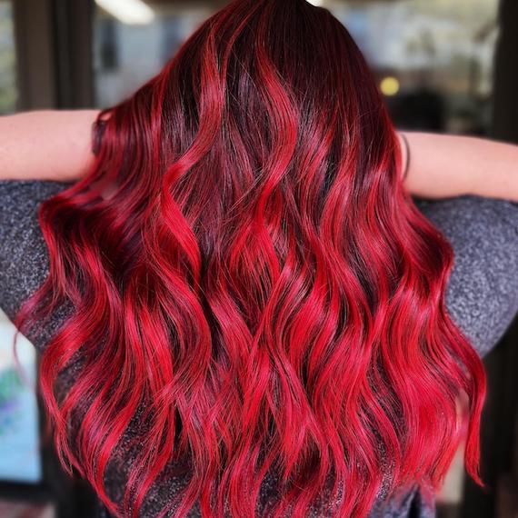 Blonde Black And Red Hair Color Ideas