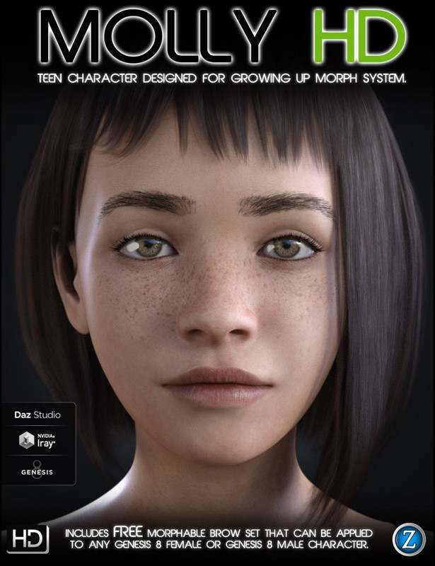 Molly HD for Genesis 8 Female Molly HD for Genesis 8 Female