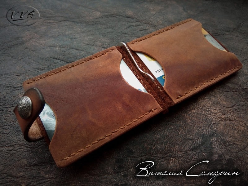 кошелек зажим волк4