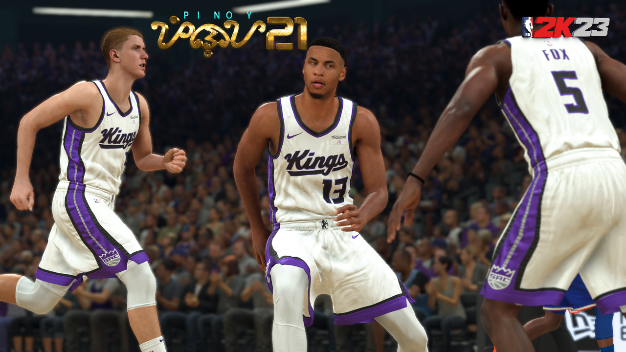 NBA 2K23 Sacramento Kings Jersey and Court Pack by Nines