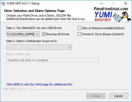 YUMI (Your Universal Multiboot Installer) UEFI 0.0.2.2