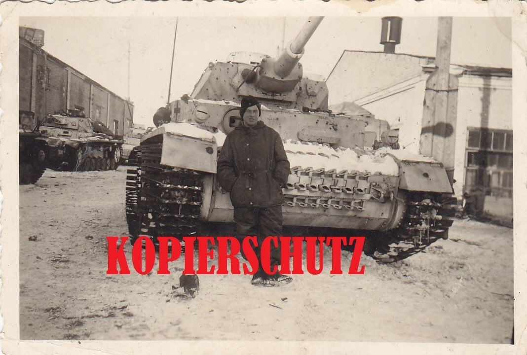 Panzer IV Lang Wintertarn weiß gekalkt Ostkette 