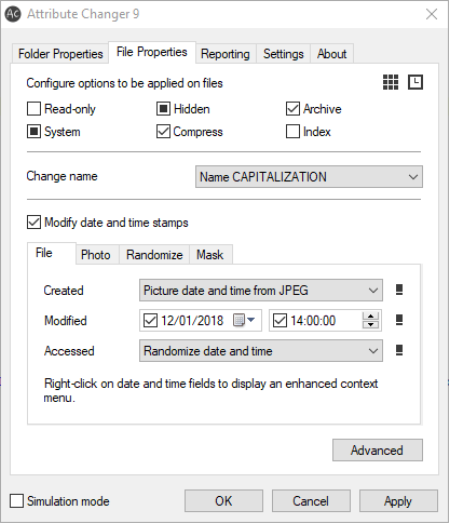 Attribute Changer 9.50 RC