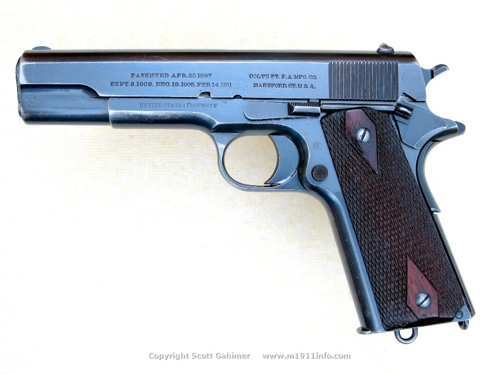 1st year 1912 Colt M1911 s/n 9909 w/ provenance | 1911 Firearm Addicts
