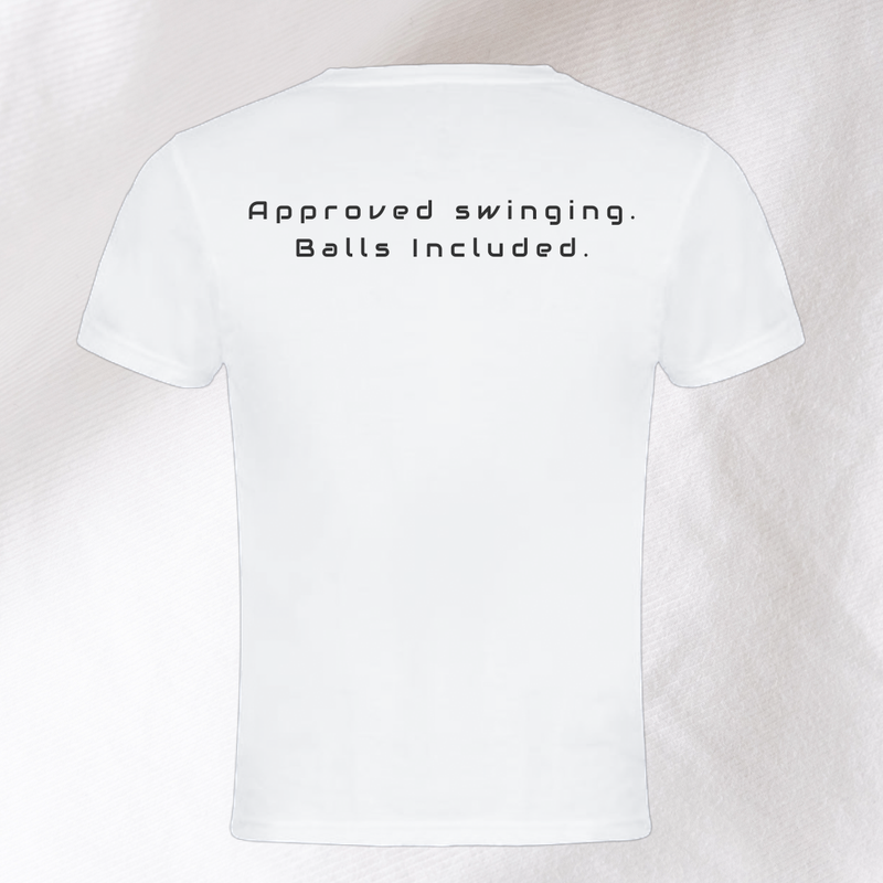 Black tee back