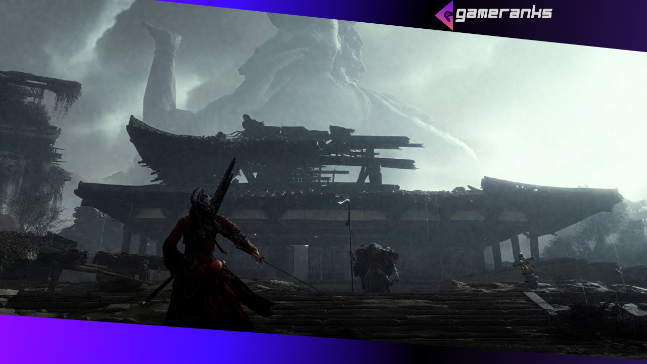 Personagem usando habilidades marciais contra múltiplos inimigos