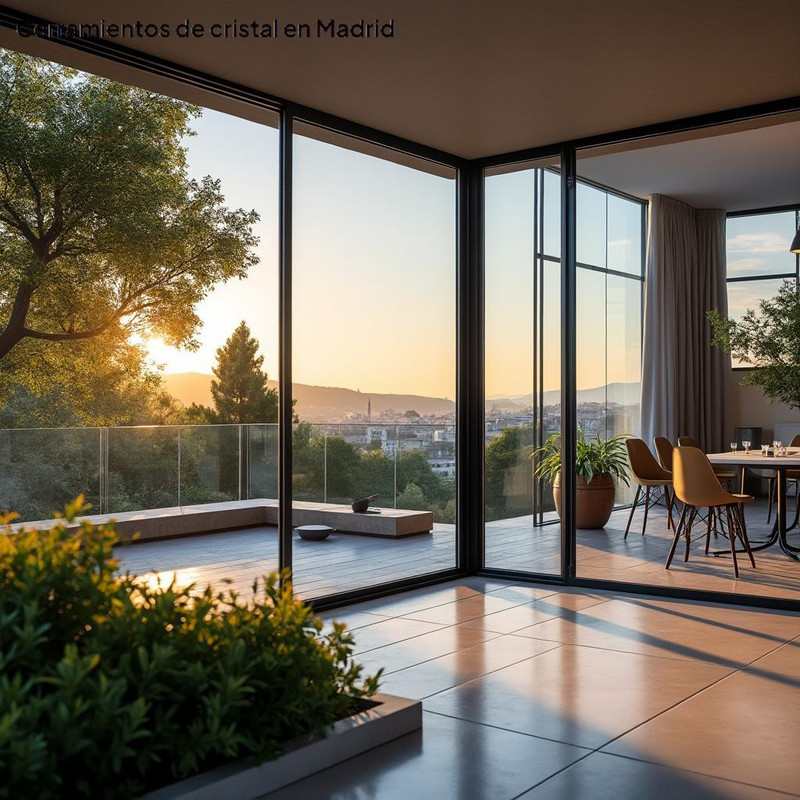 cristaleras terraza