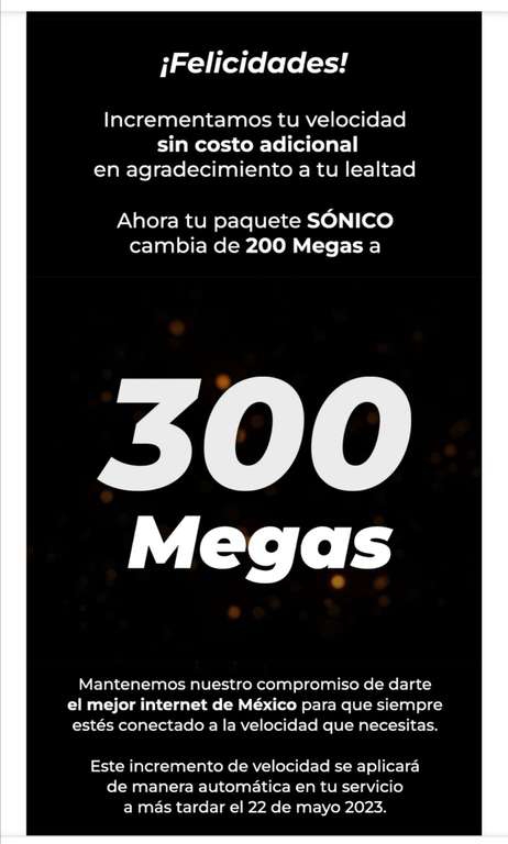 Totalplay: incremento de 200 a 300 megas para navegar en internet gratis por lealtad | Usuarios seleccionados 
