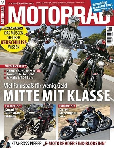 Motorrad Magazin No 08 vom 31 März 2023 Motorrad Magazin No 08 vom 31 März 2023