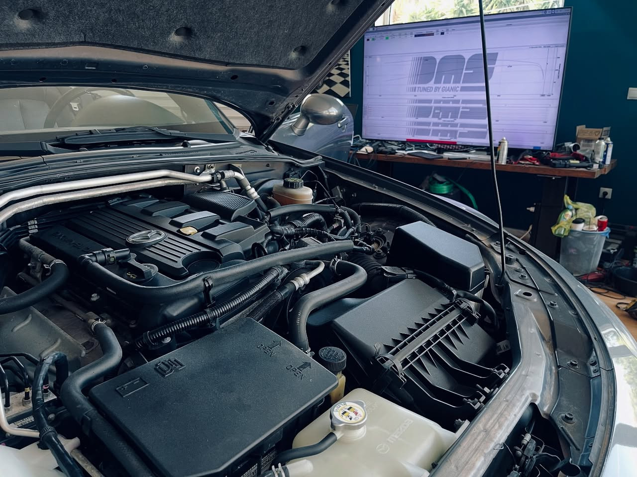 Mazda MX5 NC Stage 1 dyno graph results