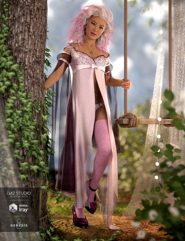 dForce Nightingale Outfit for Genesis 8 Female(s)