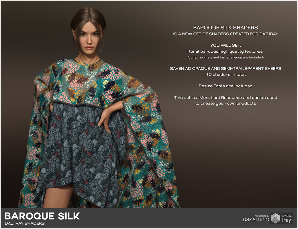 Daz Iray - Baroque Silk