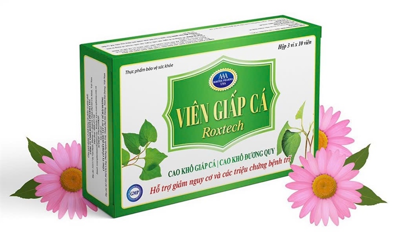 Viên giấp cá roxtech hộp 30 viên mẫu mới ( )