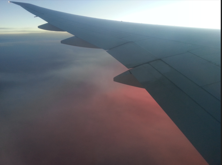 Sunset-Glow-From-Plane-2014