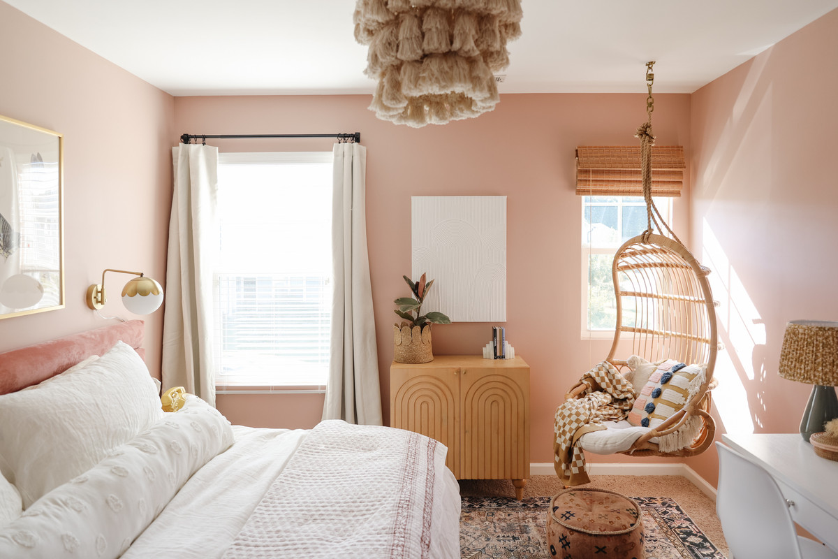 Pink Boho Bedroom
