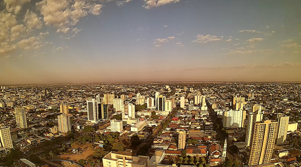 Campo Grande nesta manhã de quinta-feira