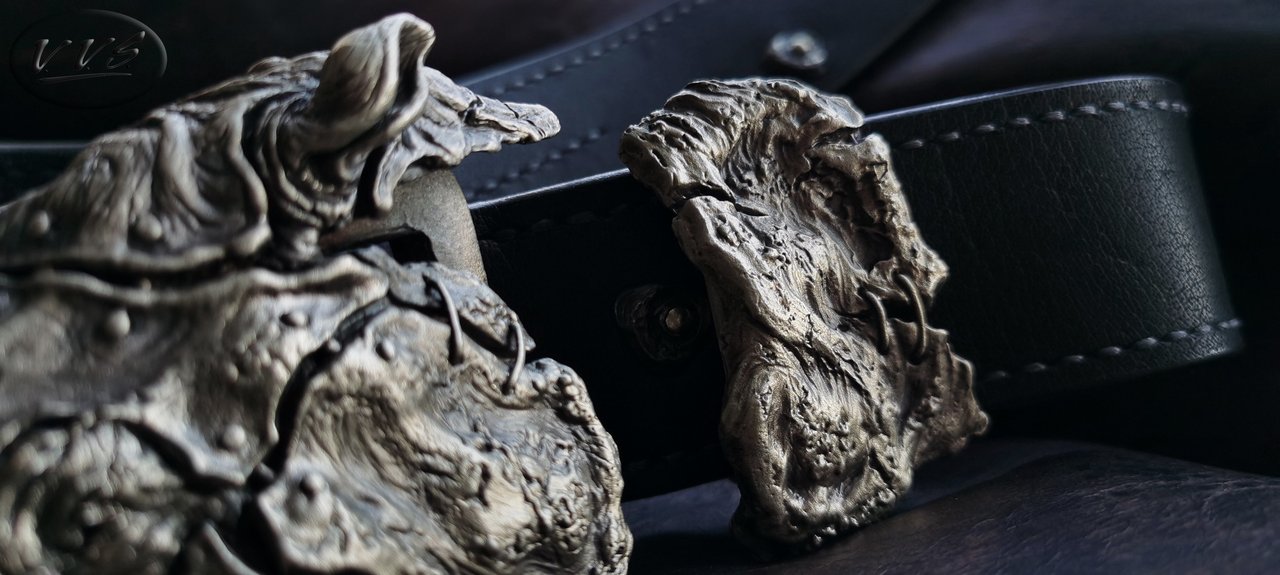 пряжка носорог литой ремень5