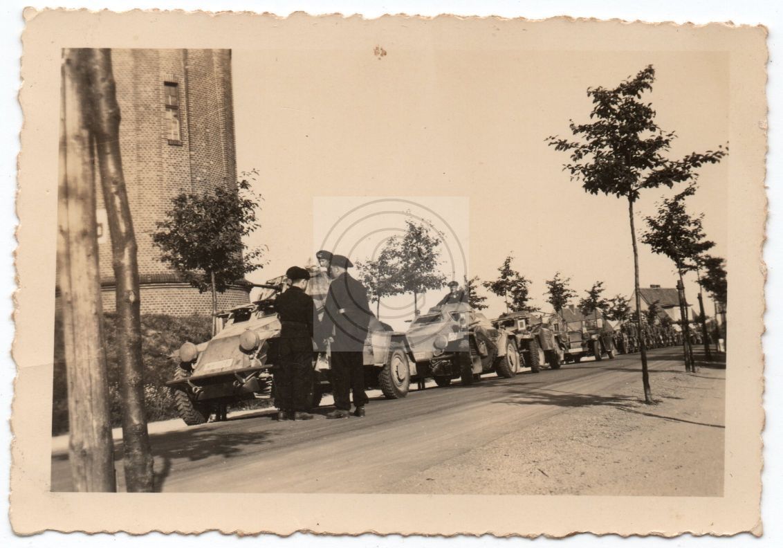 Königsberg Panzerspähkompanie Soldaten in Schwar