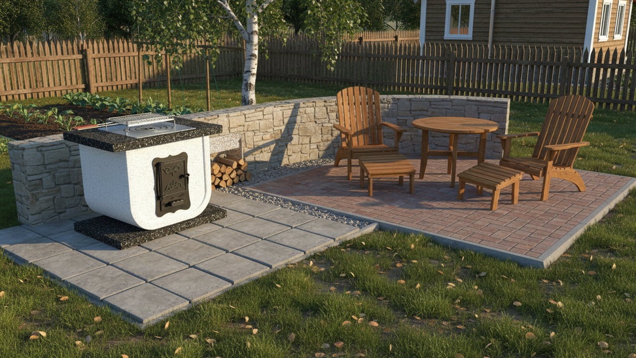 Уход за каменным очагом